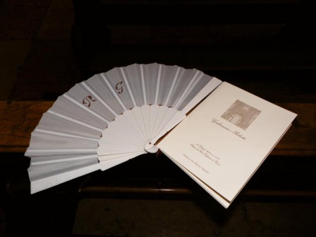  per non dimenticare...ventaglio e libretto messa